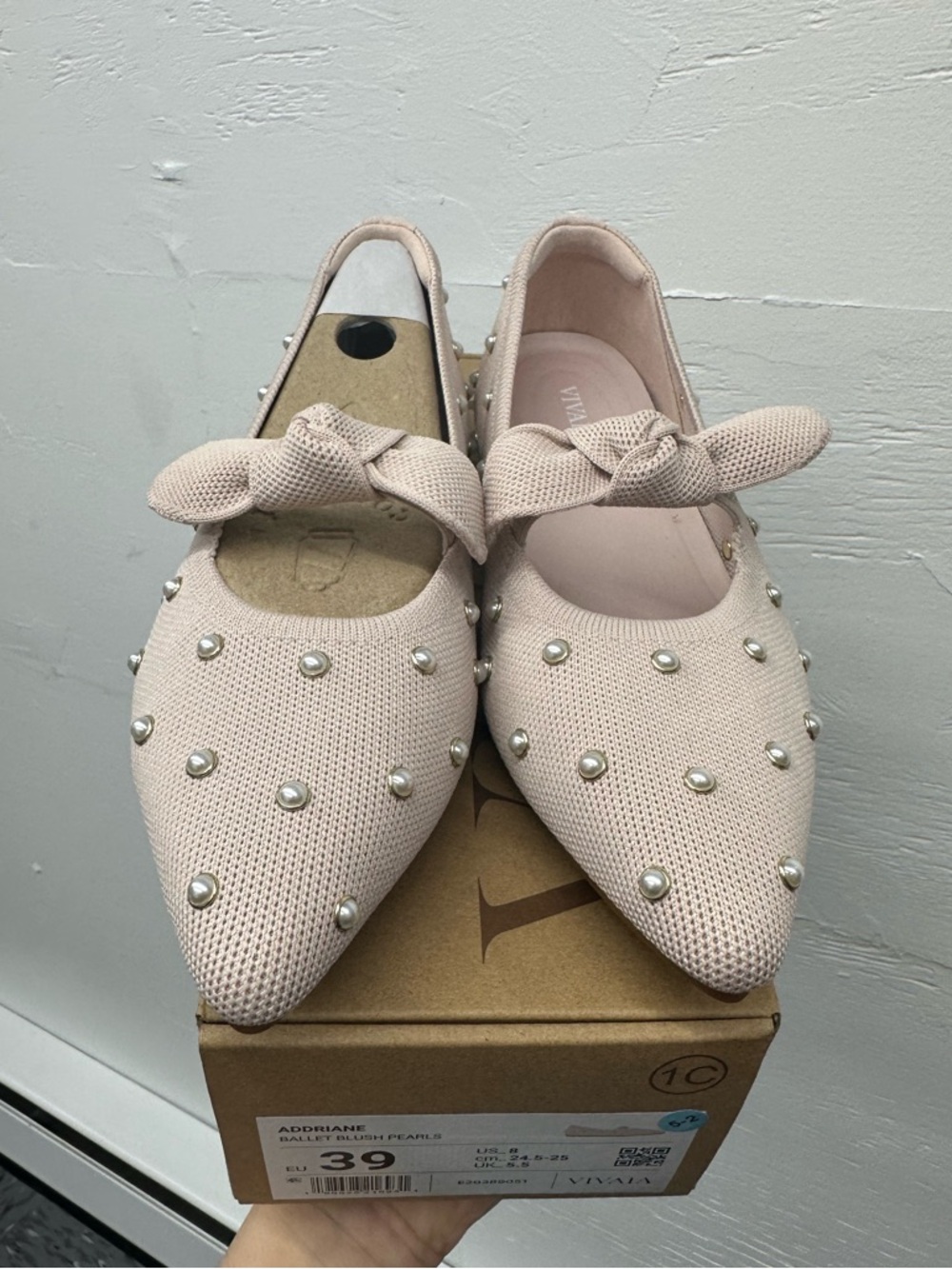 Vivaia Addriane- Ballet Blush Pearls
